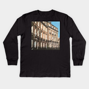 Edinburgh, View of New Town Kids Long Sleeve T-Shirt